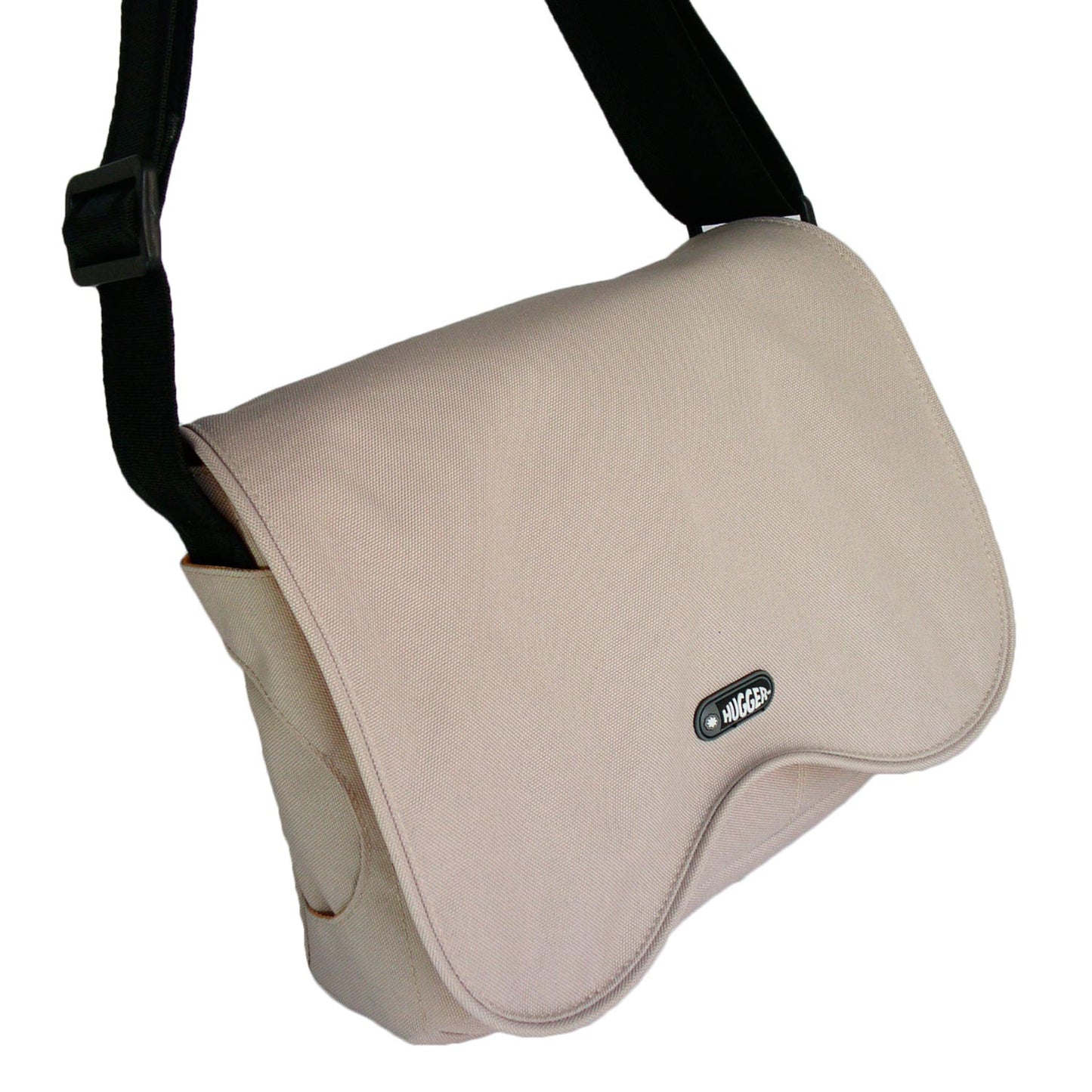 Hugger Designer-Tasche OTG-109 in beige für 7-Zoll-Geräte besteht aus wasserabweisendem Material und bietet Polsterung und Komplettschutz