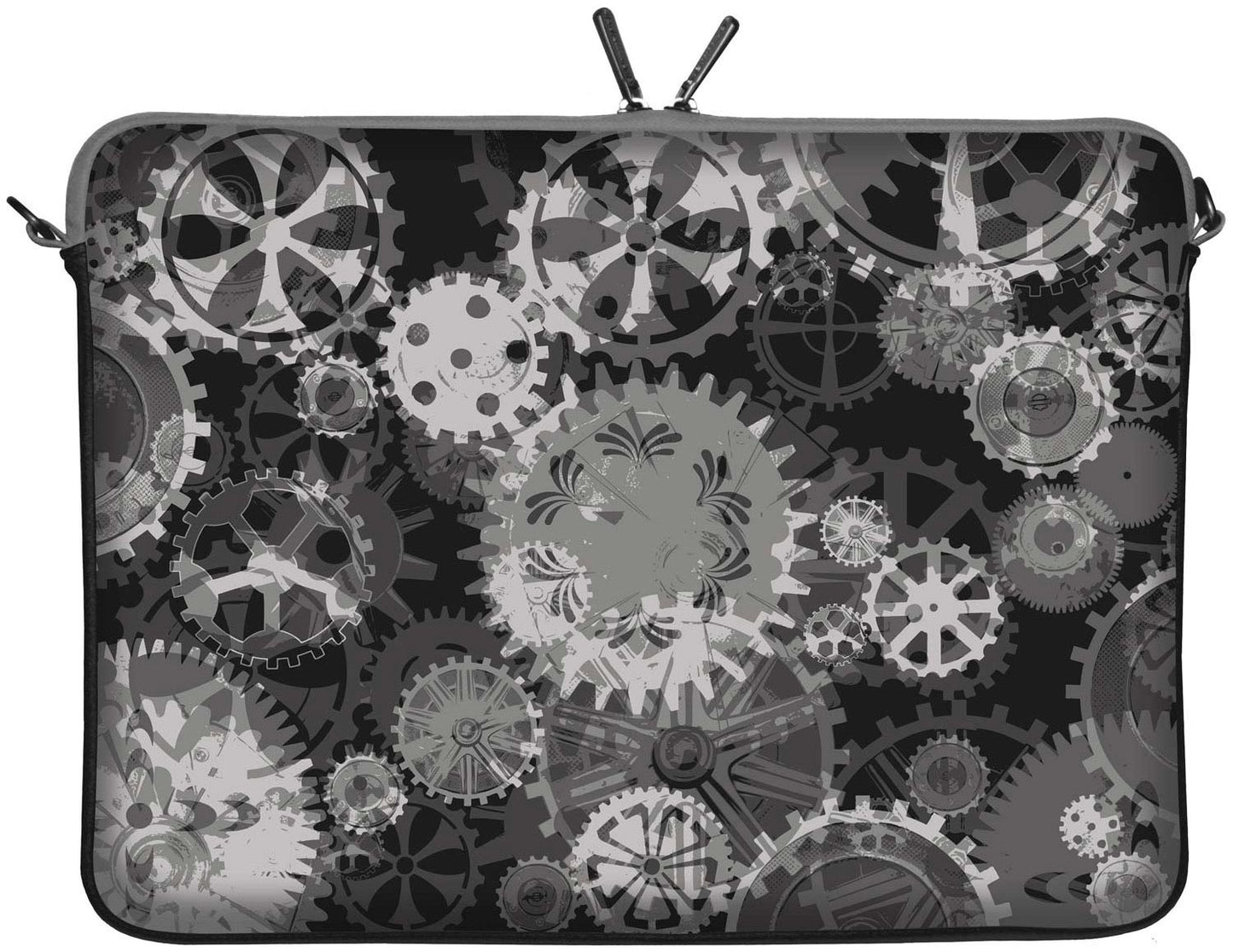 LS118 Mechanics Designer Laptop Tasche in grau für Tablets, Laptops und Macbooks