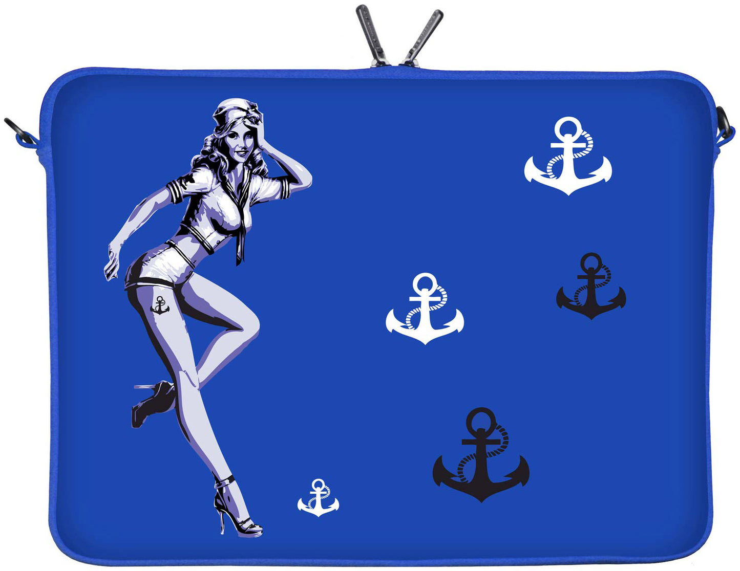 LS121 Jacky Designer Tasche für Laptop in blau für Tablets, Laptops und Macbooks