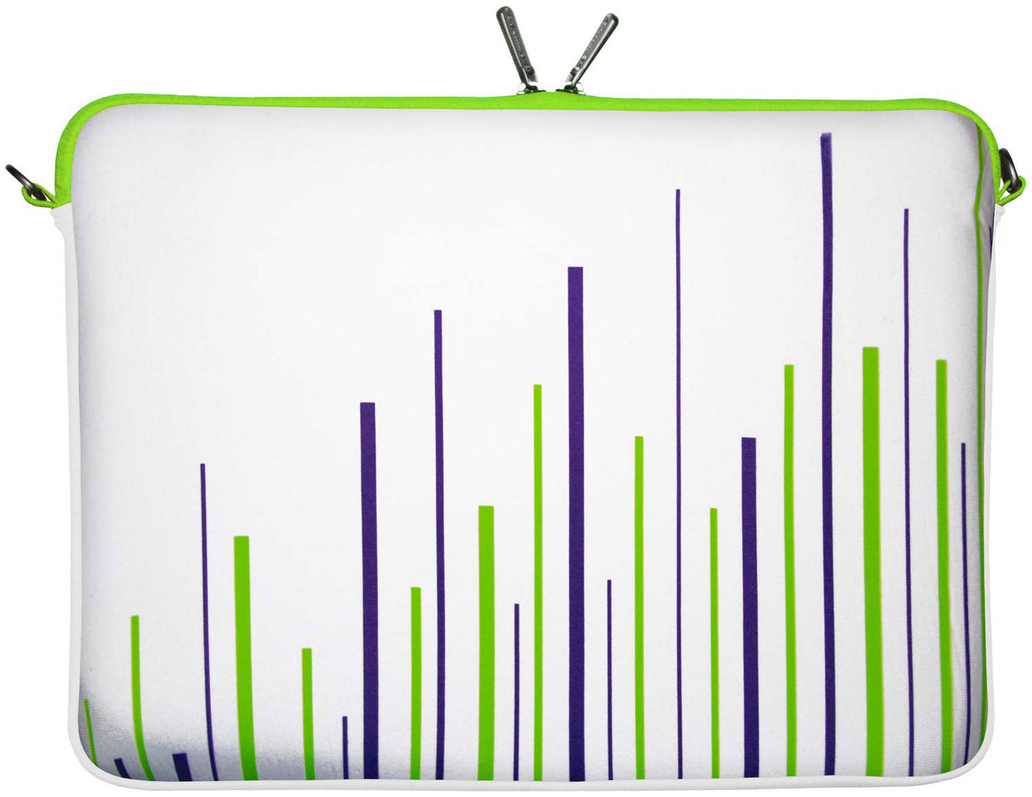 LS130 White Stripes Designer Laptop Tasche in weiß für Tablets, Laptops und Macbooks