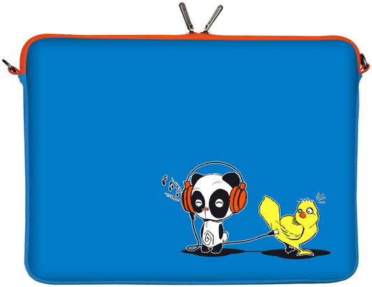 LS168 Chick Music Designer Laptop Tasche in blau für Tablets, Laptops und Macbooks