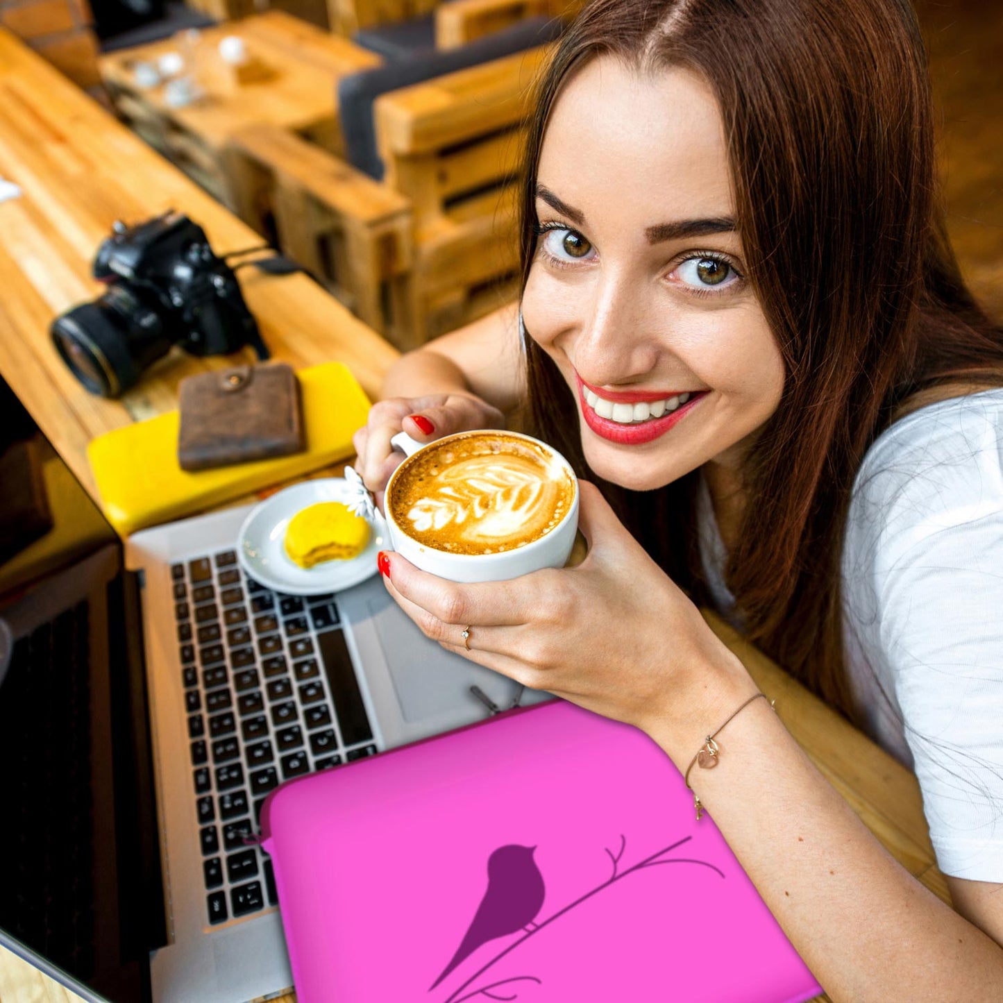 Das Anti-Shock-System der LS122 Early Bird Designer Tasche bewahrt Ihren Laptop vor leichten Stößen und Erschütterungen
