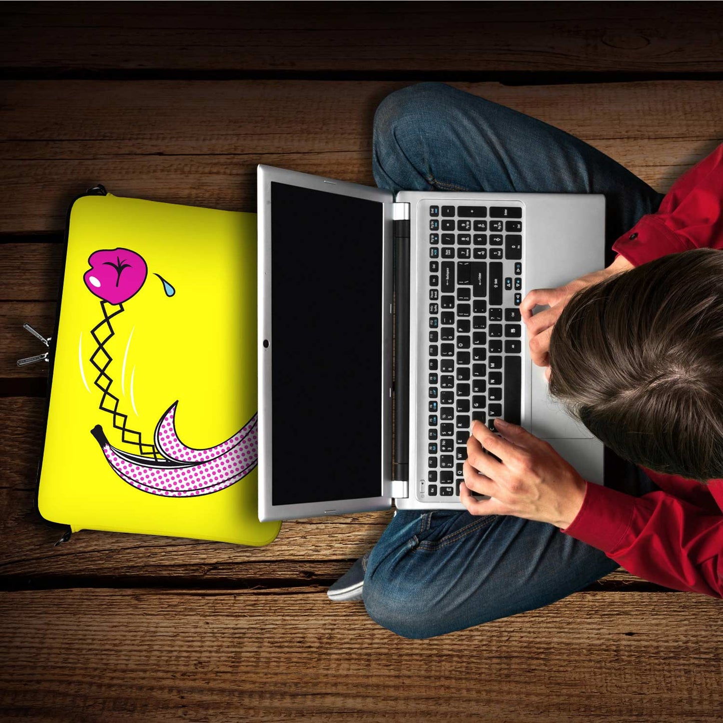 Trendige LS170 Surprise Designer Tasche für Notebook in gelb