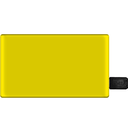 Auffallende Silikonhülle im gelben Design für externe Festplatten und SSD