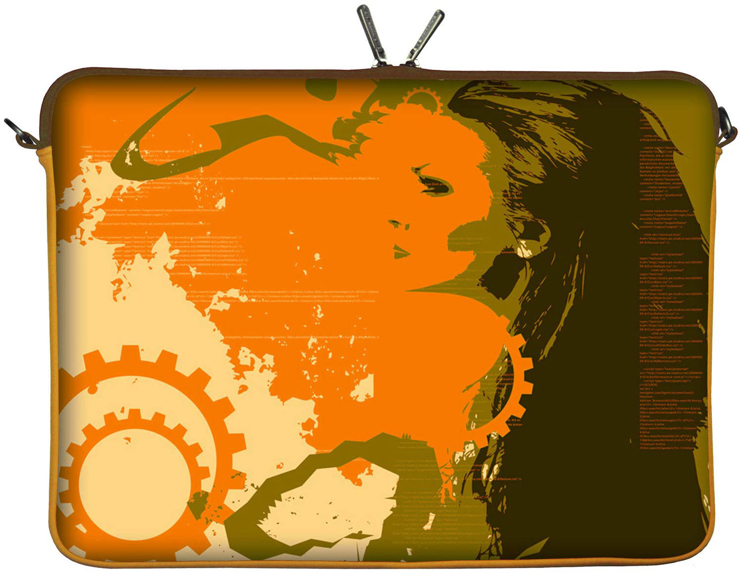 LS128 Sun Designer Tasche für Laptop in orange für Tablets, Laptops und Macbooks