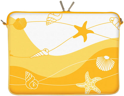 LS149 Summer Beach Designer Laptop Tasche in gelb für Tablets, Laptops und Macbooks
