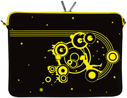LS161 Swing Designer Tasche für Laptop in schwarz-gelb für Tablets, Laptops und Macbooks