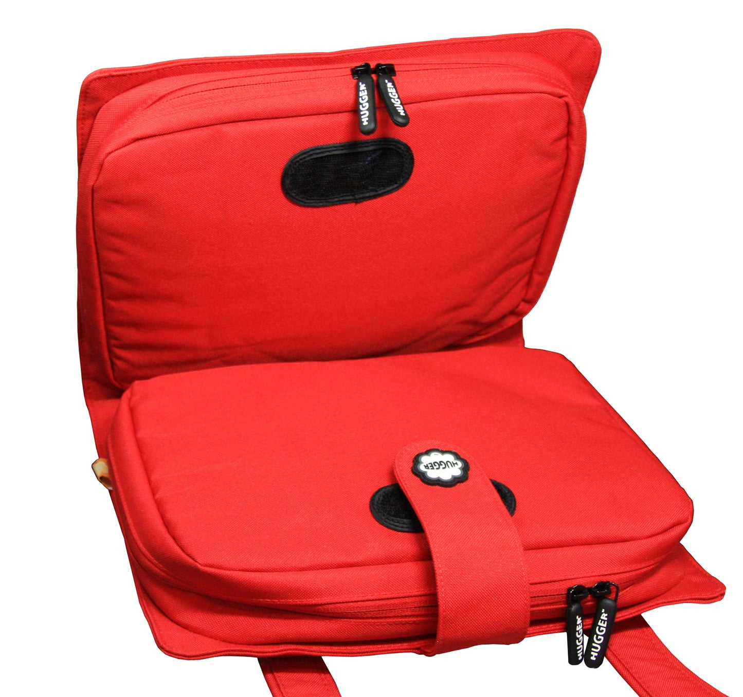 Die rote Hugger Laptoptasche 360L-126 bietet eine hohe Funktionalität und ist ein Hingucker auf Arbeit, in der Schule und in der Freizeit.